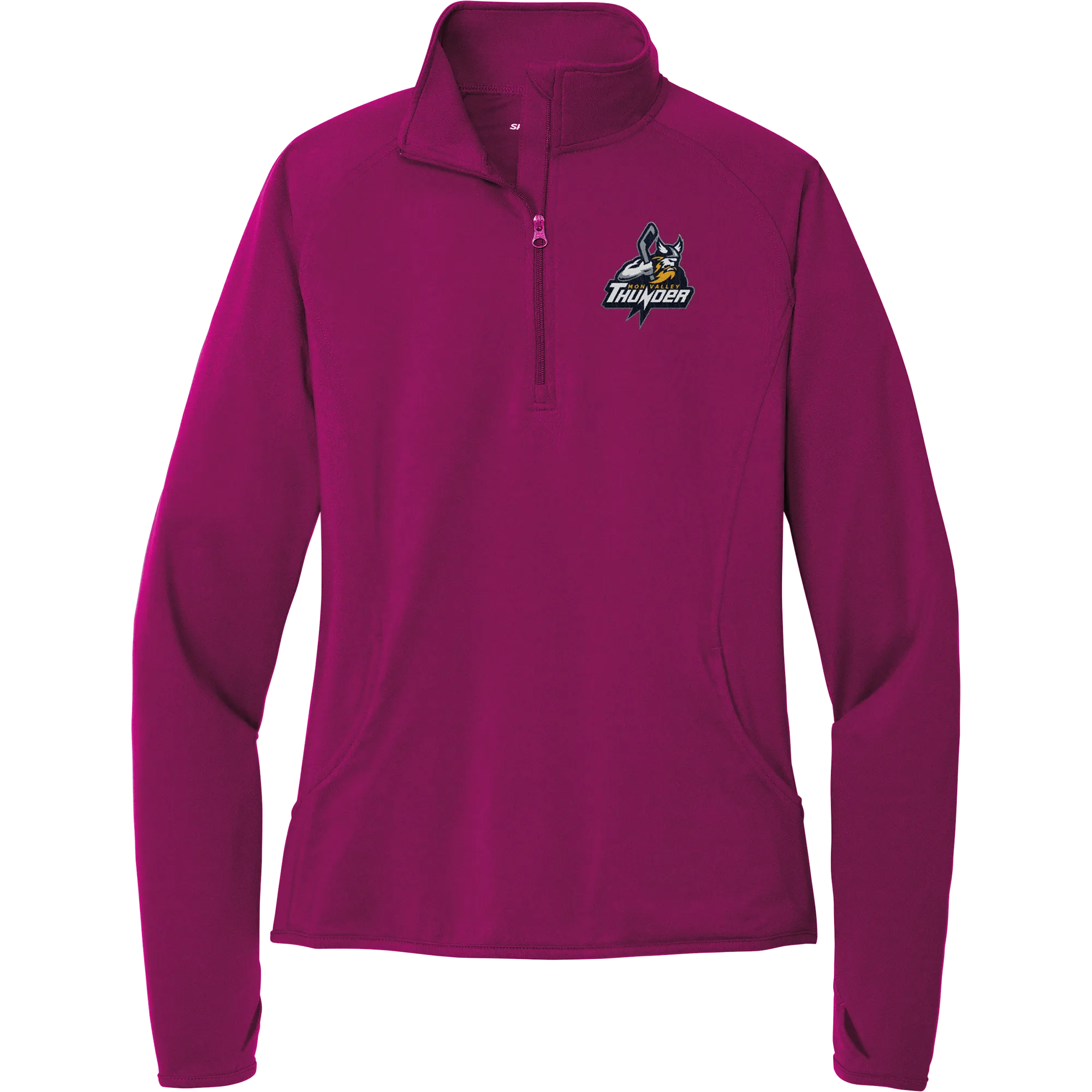 Mon Valley Thunder Ladies Sport-Wick Stretch 1/4-Zip Pullover