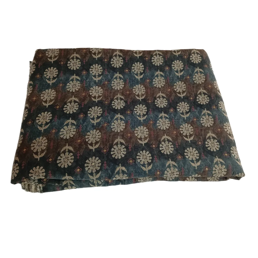 Multicolor Floral Printed Modal Chanderi Fabric