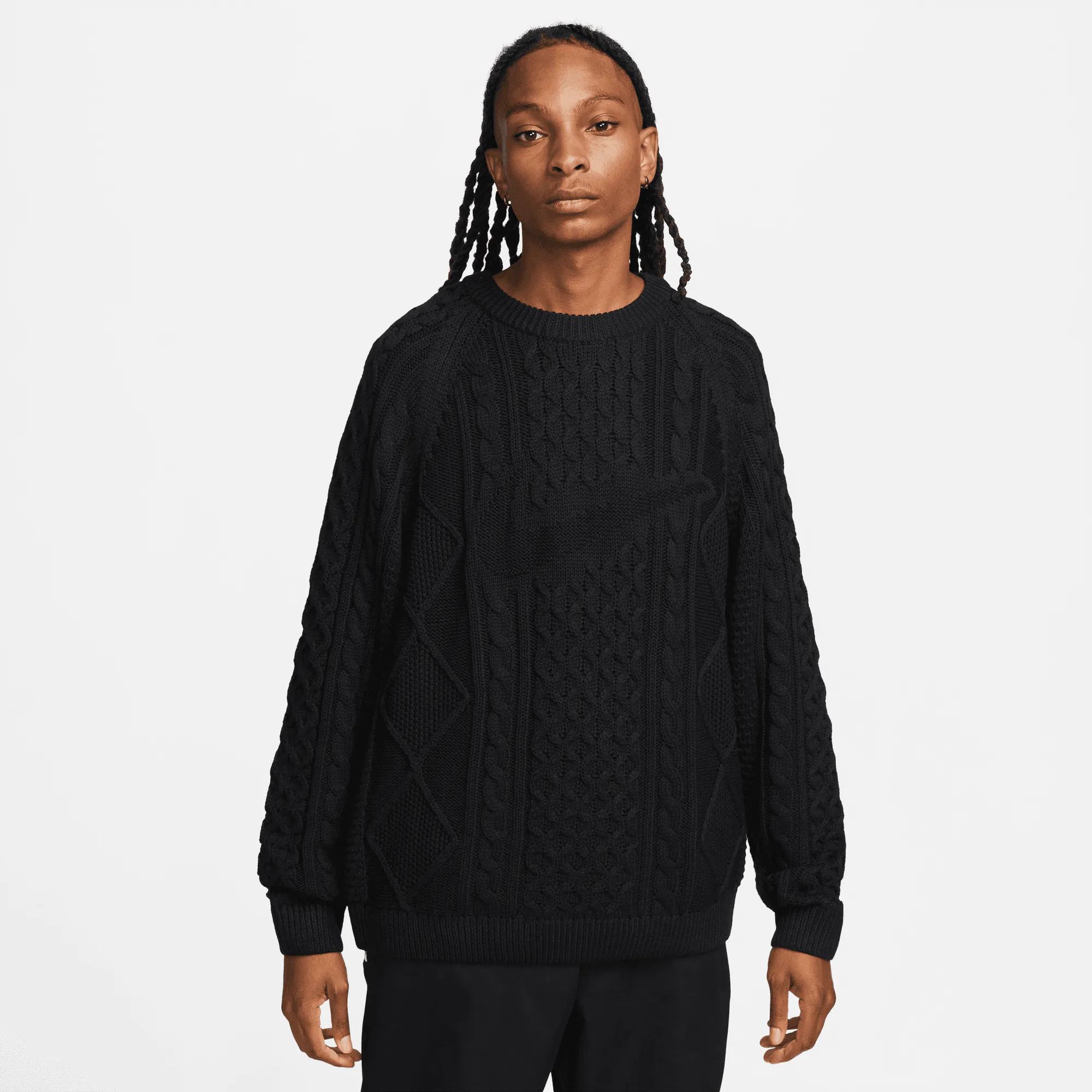 NIKE SPORTSWEAR CABLE KNIT SWEATER