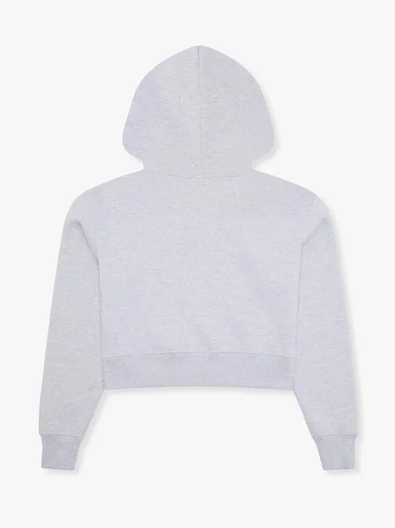 Organic fitted Hoodie - heather grey