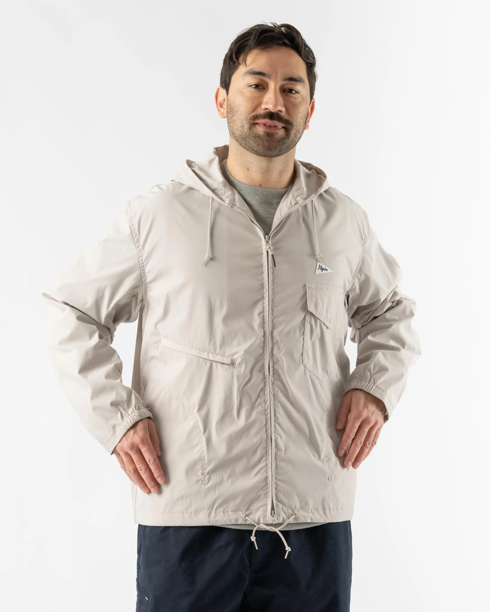 Pilgrim Surf   Supply Russel Zip Parka in Cloud