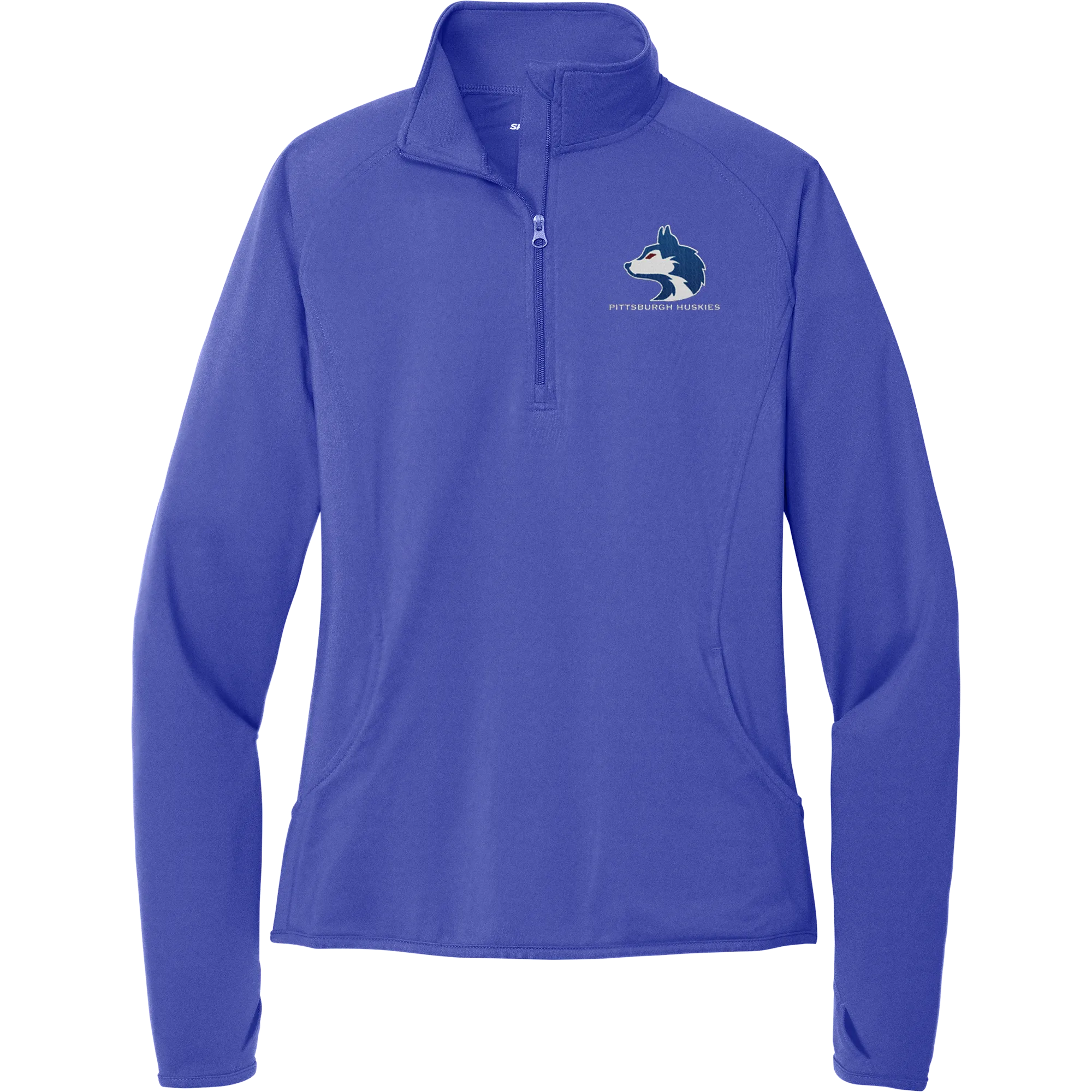 Pittsburgh Huskies Ladies Sport-Wick Stretch 1/4-Zip Pullover