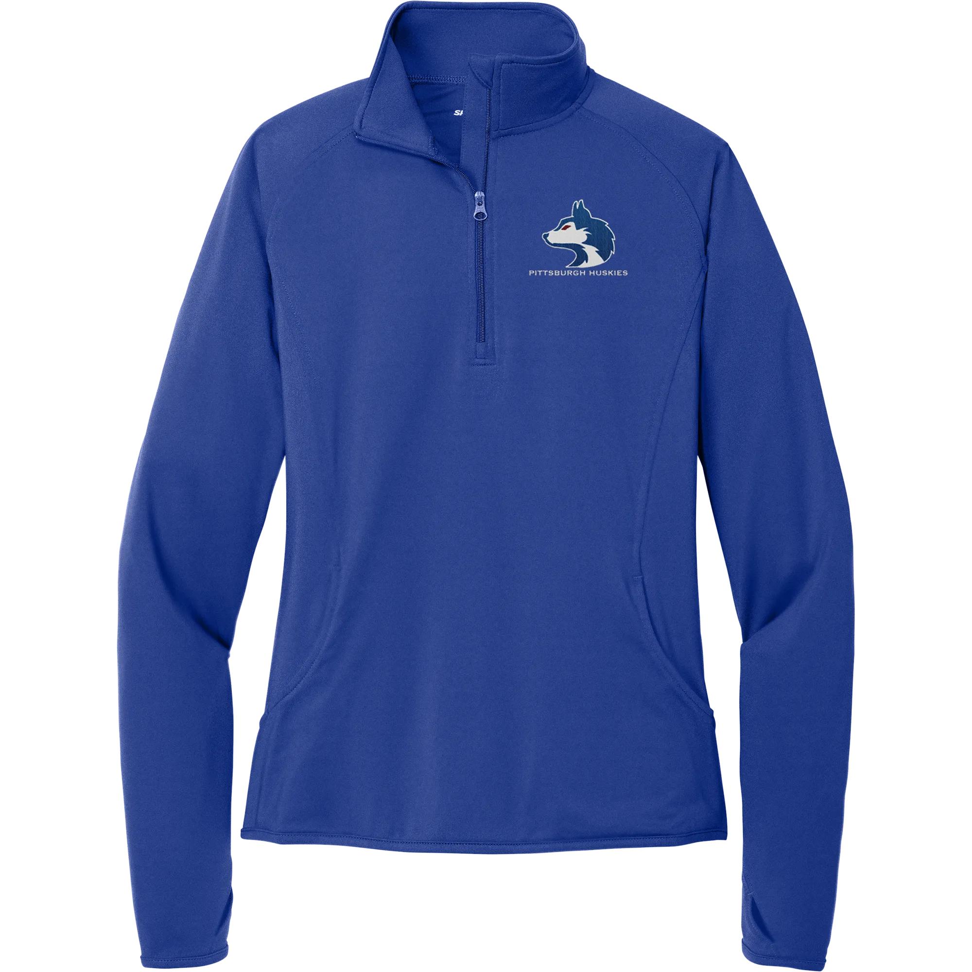 Pittsburgh Huskies Ladies Sport-Wick Stretch 1/4-Zip Pullover