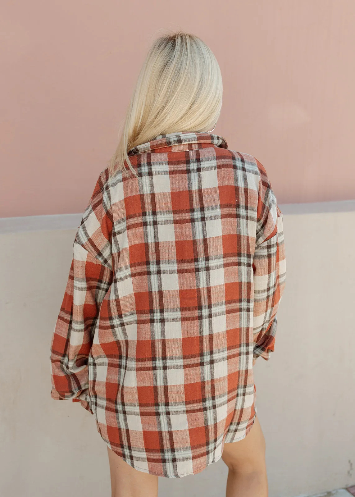 Pumpkin Spice Plaid Flannel