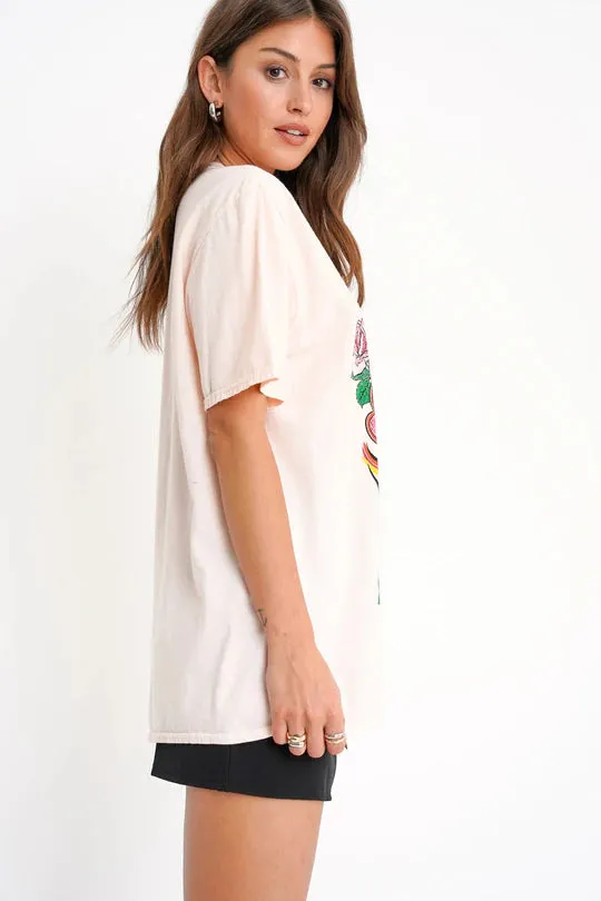 Rose Oversized Tee