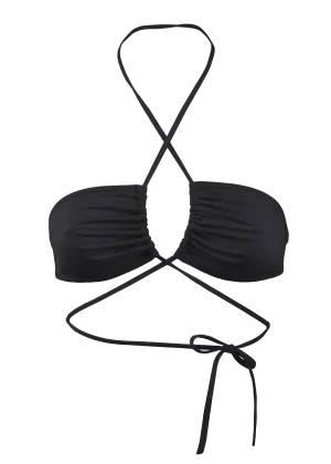 Sexy Multi way Bikini Top/ VERSA SWIM BLACK