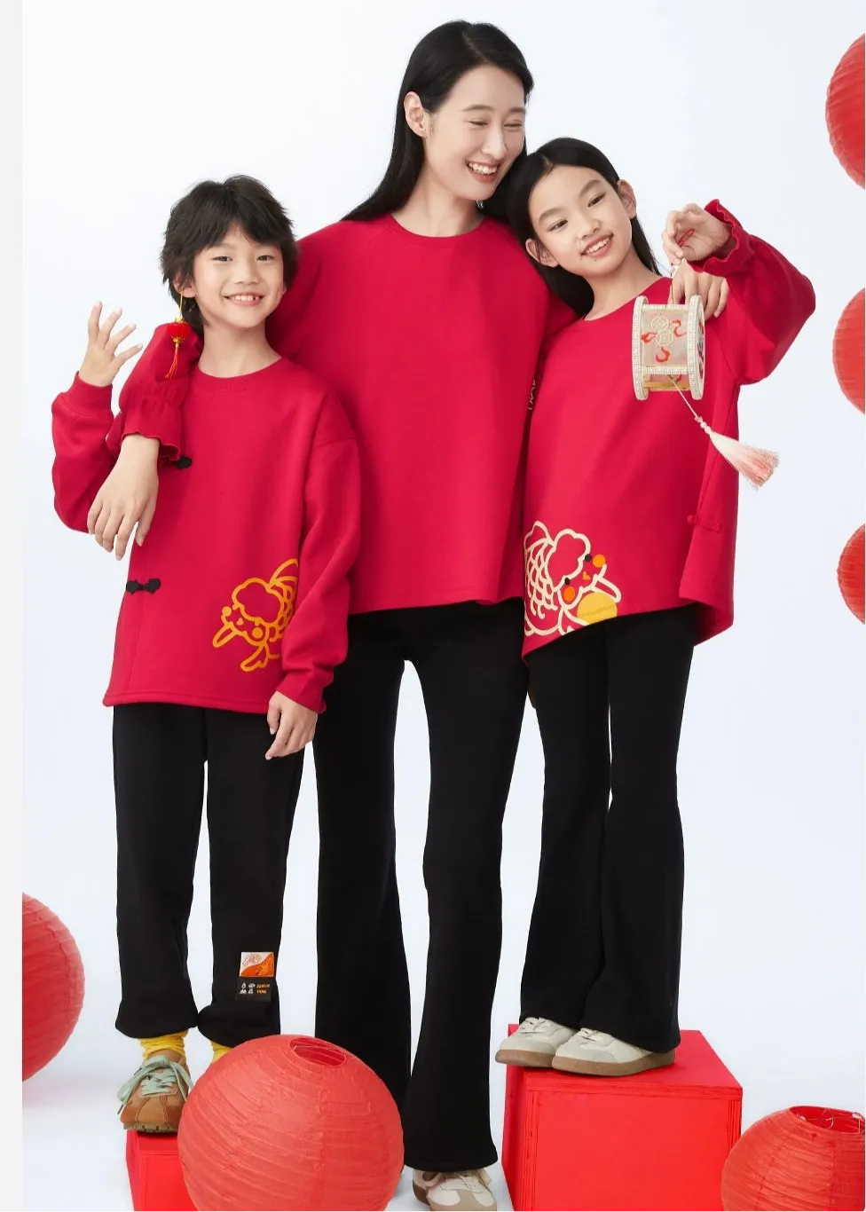 SLT Family Matching Chinese New Year Fleece Sweatshirt