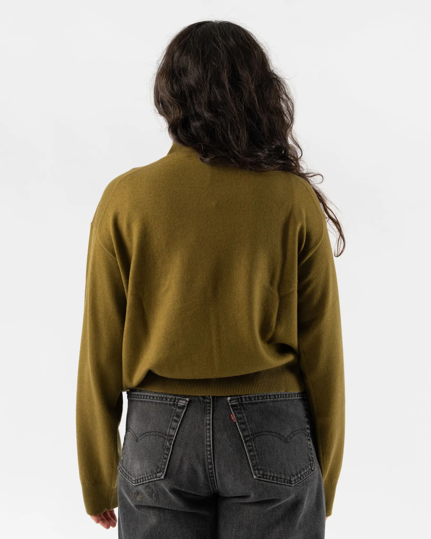 Sofie D'Hoore Mazzy High Neck Sweater in Olive