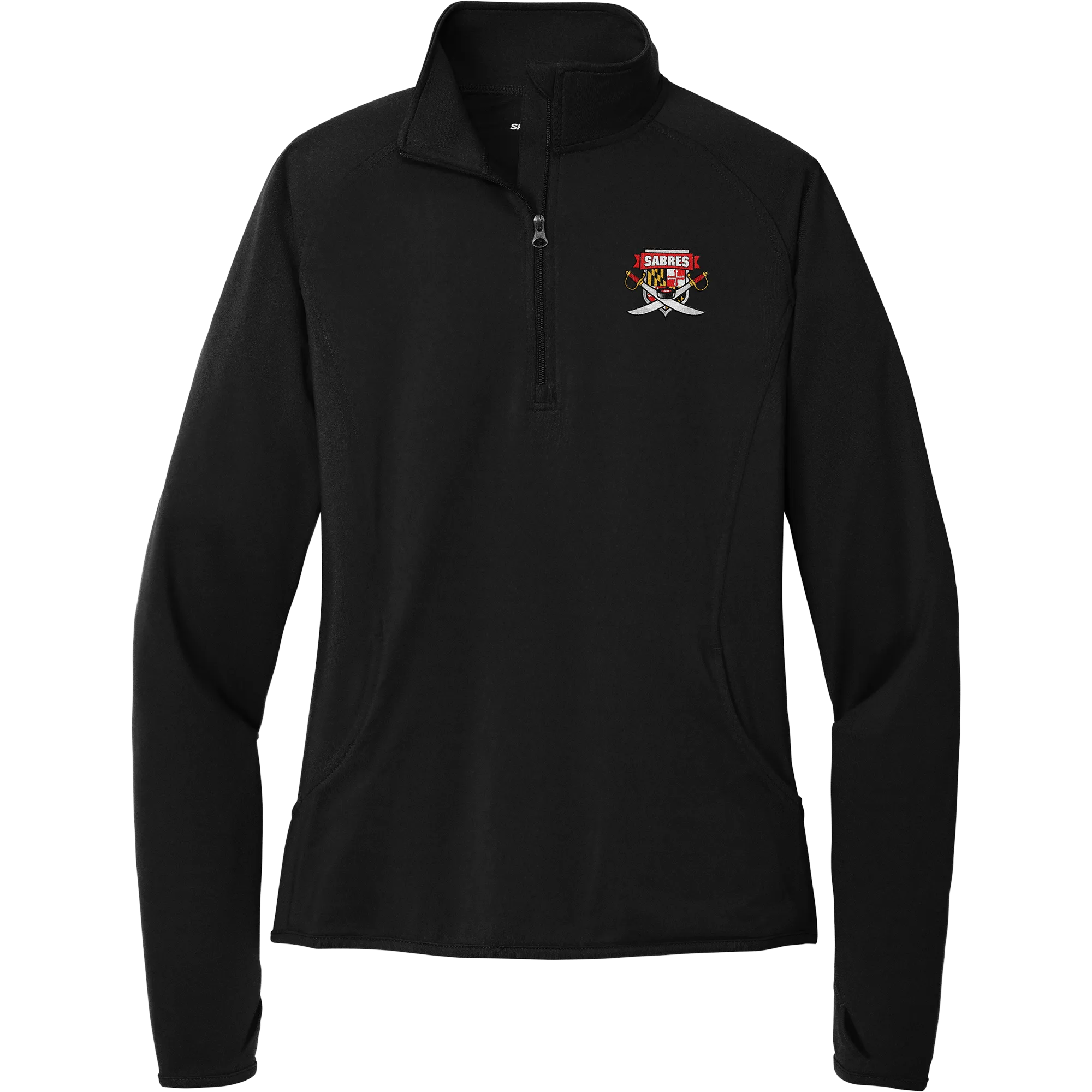 SOMD Sabres Ladies Sport-Wick Stretch 1/4-Zip Pullover