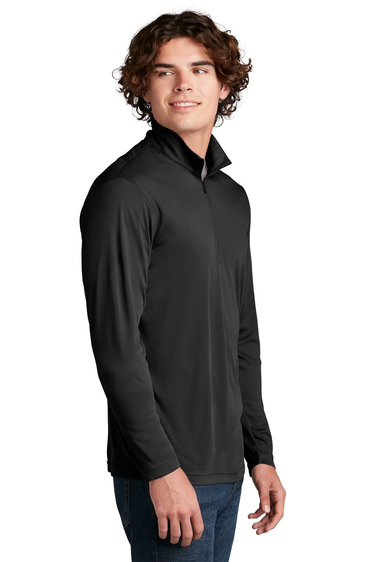 Sport-Tek PosiCharge Competitor Custom 1/4-Zip Pullovers, Black