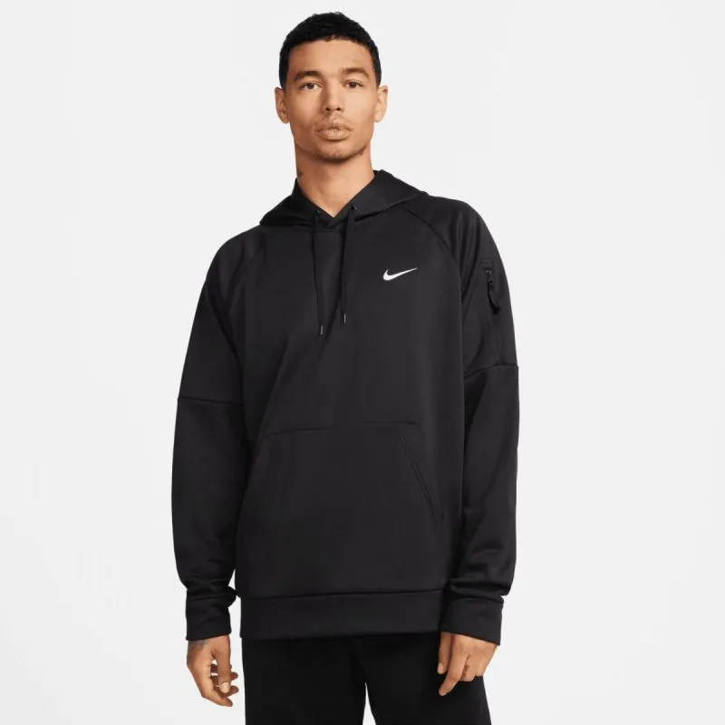 Stay Warm and Move Freely: Nike Therma-FIT Men's Black Sweatshirt