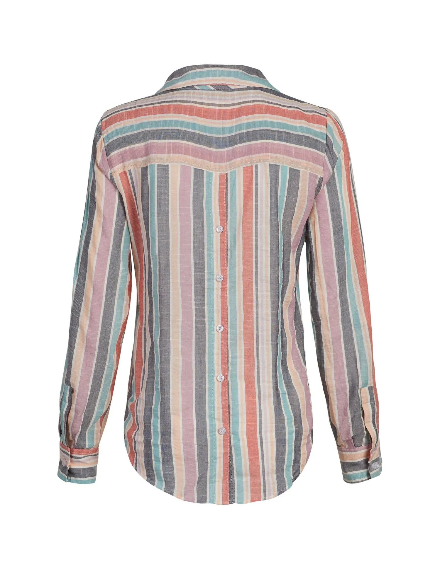 Stripe Button-Back Shirt