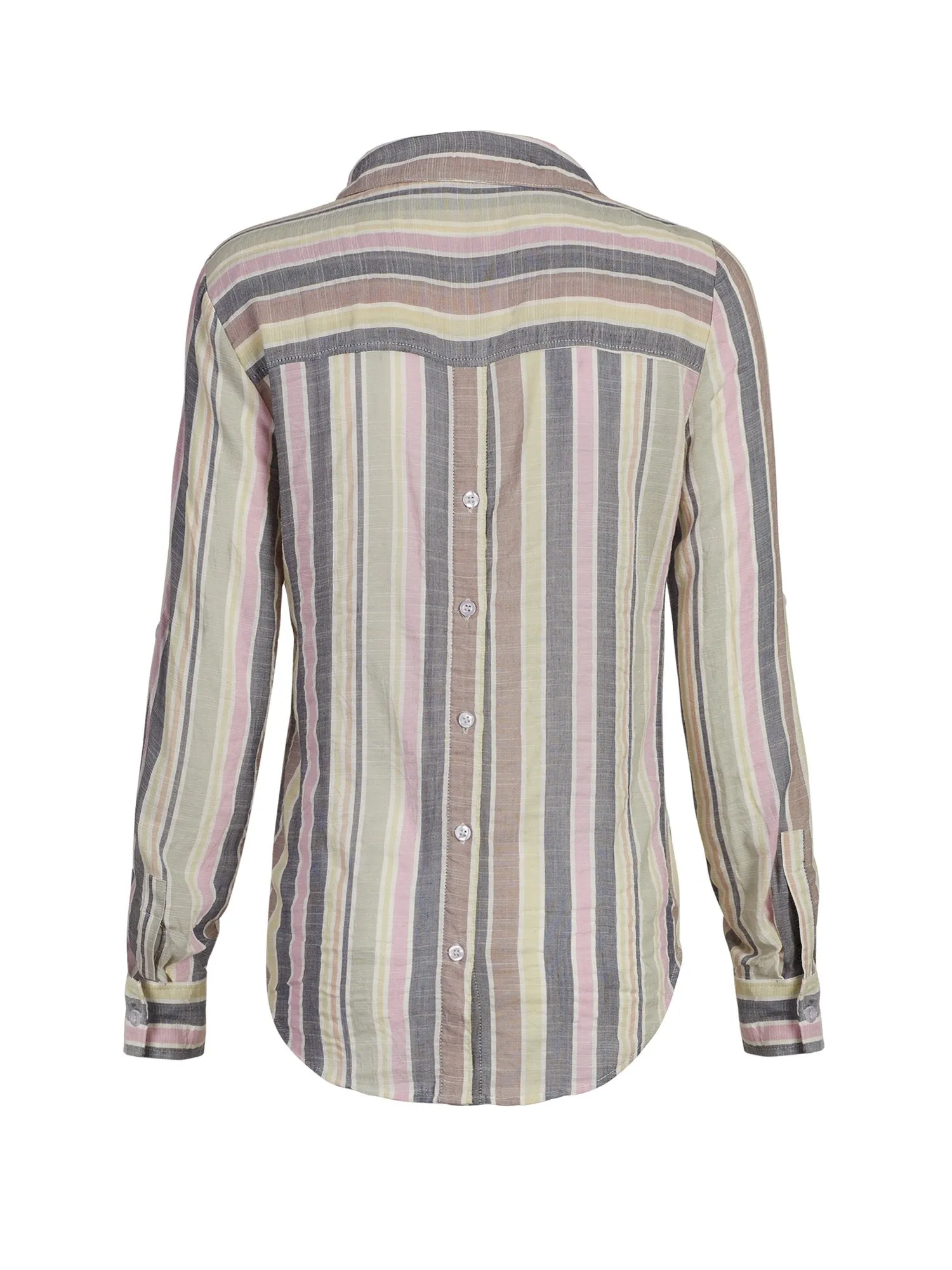 Stripe Button-Back Shirt