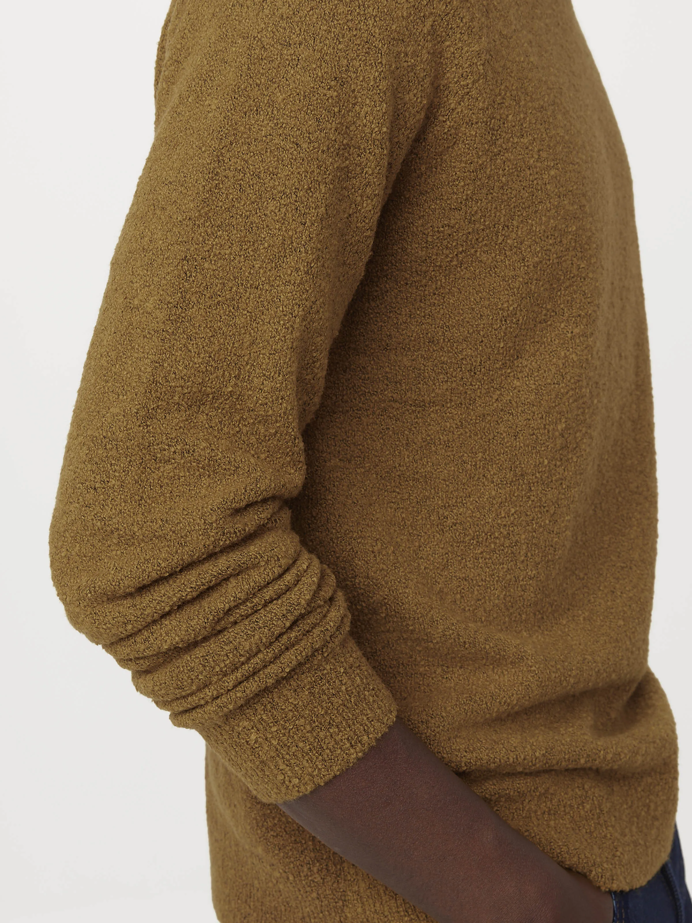 The Seawool® Boucle Sweater in Brown