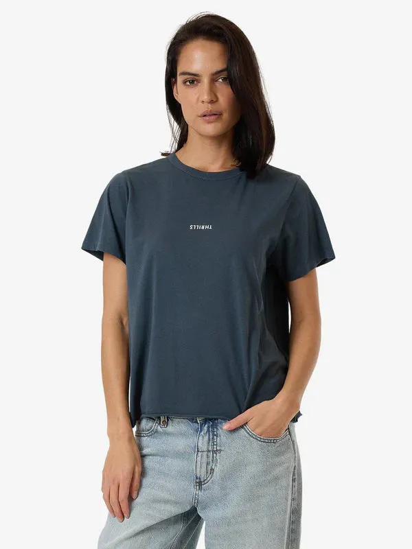 THRILLS - Minimal Thrills Relaxed Tee - Dark Slate