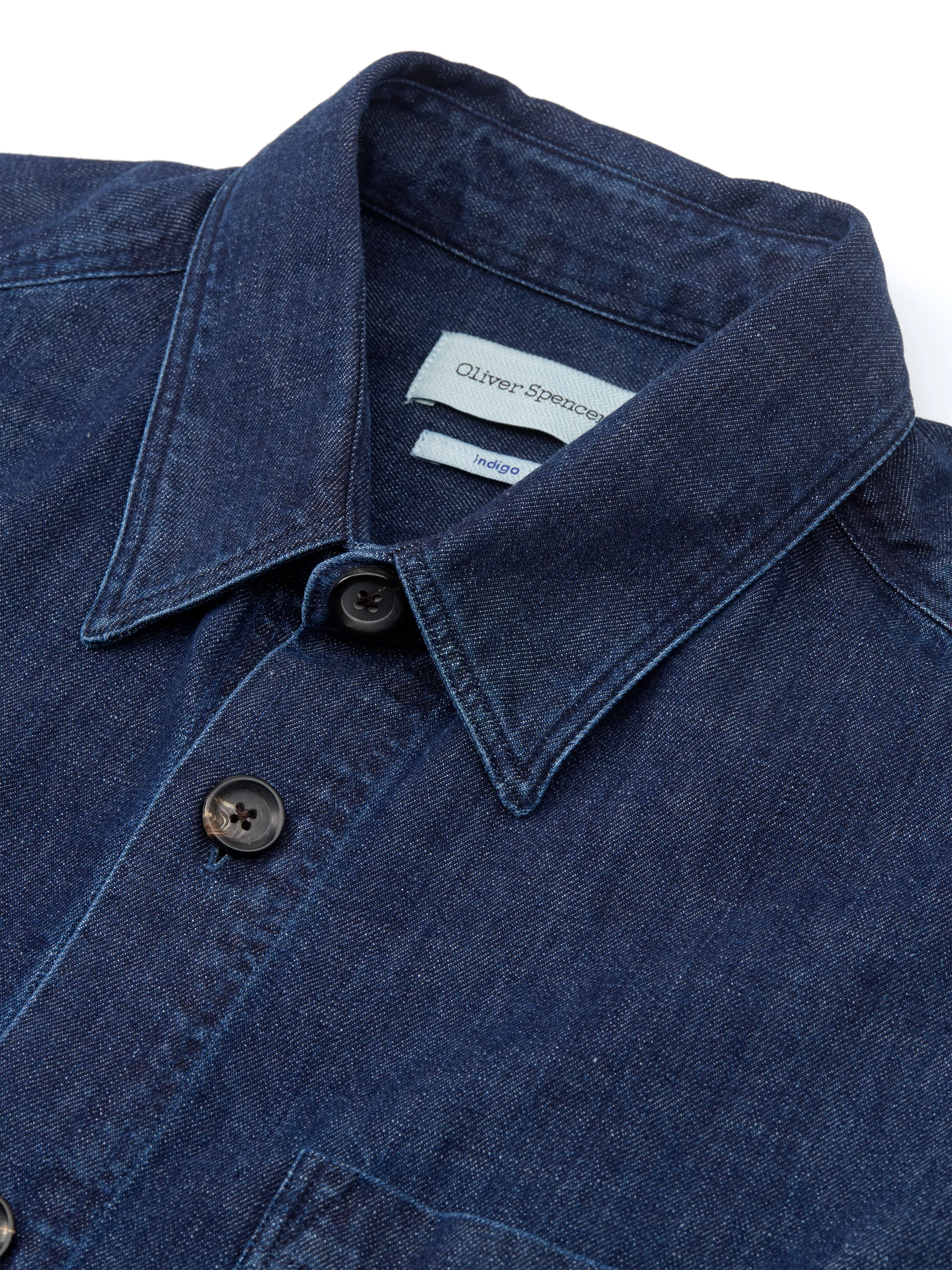 Treviscoe Shirt Mullins Denim Indigo Rinse