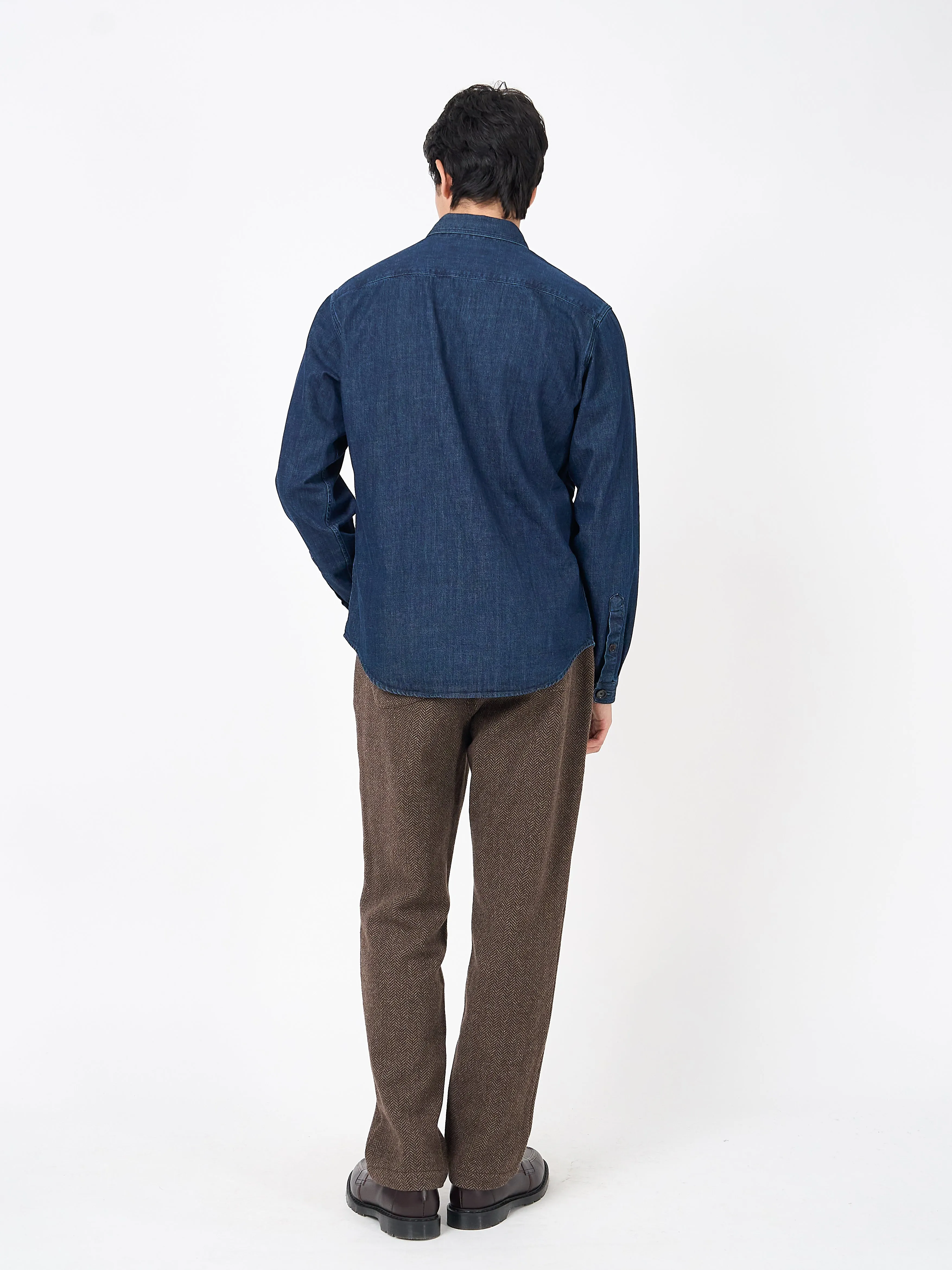 Treviscoe Shirt Mullins Denim Indigo Rinse