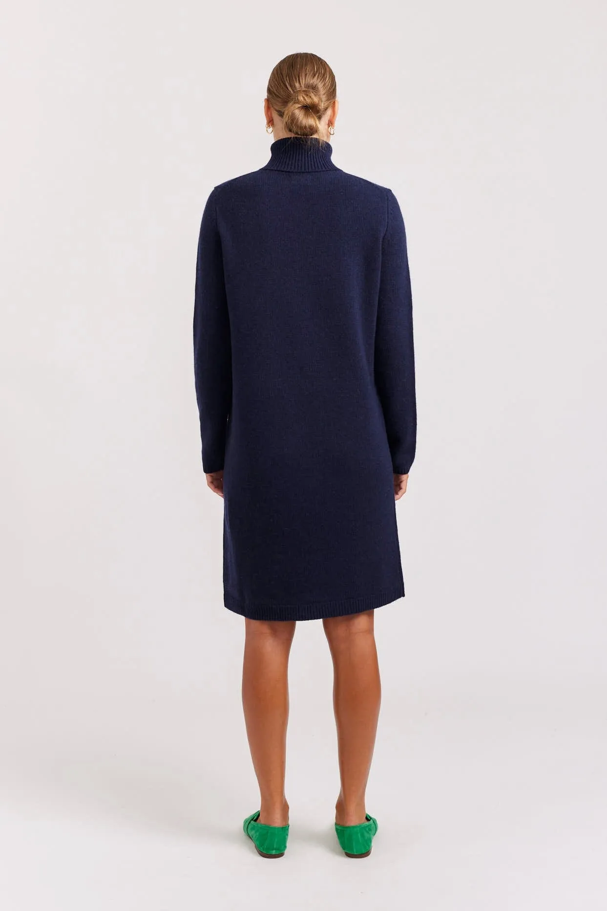 Velma Polo Dress in Goodnight Navy