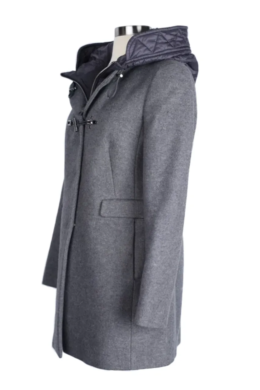 Wool Padded Dress Coat