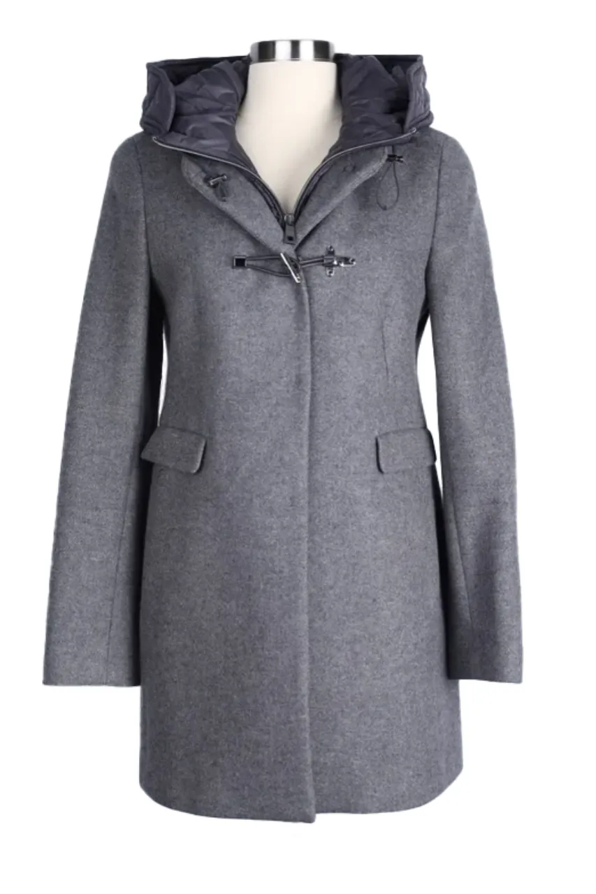 Wool Padded Dress Coat